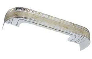 Galerie pentru perdele Monarch Le-Grand. Ivory 2P. 3 randuri. 2.4 m. 7 cm. image