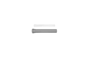 Teava PP pentru canalizare SN2 Aquer. 50 х 1.8 х 315 mm. Doua straturi. Gri. Interior alb. image