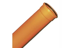 Teava PP pentru canalizare SN2 Aquer. 110 х 2.7 х 4000 mm. Oranj. image