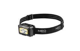 Lampa frontala cu baterie USB 250 lm COB LED + senzor de miscare image