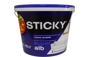 Vopsea, lavabila, interior, 15 L + grund 4 L, STICKY image