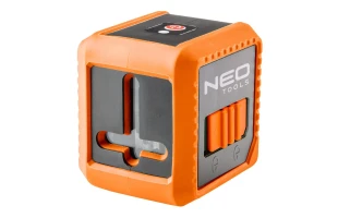 Nivela laser cu linii incrucisate 75-100 Neo. 10 m. Cu carcasa si suport magnetic. 2 x AAA. 635 nm. +/ - 5 mm/m. image