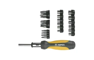Set biti cu suport capat Topex. 29 buc image
