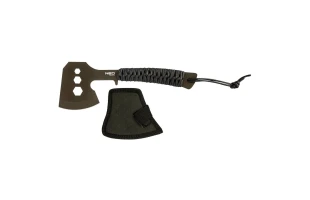 Topor pentru camping NEO TOOLS. Husa din nailon. 26 cm. image