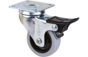 Roata pivotanta cu placa si frana, greutate max. 20kg image