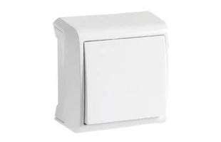 Intrerupator cu o clapa Vera Viko by Panasonic. Alb image