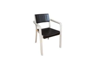 Scaun din plastic, maro, Infinity image