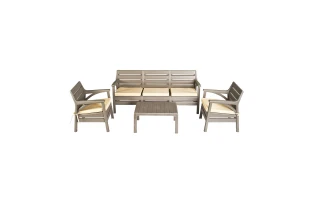 Set mobilier, gri, Sofa image