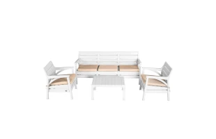 Set mobilier, alb, Sofa image
