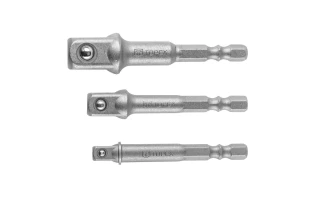 Reductori. set de 3 buc.. 1/4 x 65 mm. 3/8 x 65 mm. 1/2 x 75 mm. Topex. image