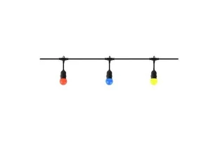Ghirlanda universala Carnaval-2 Horoz. 10 m. E27 x 10. Cablu 1.5 mm2. 220 V. 9 A. IP44. image