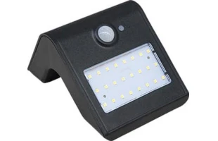 Lampa solara cu senzor de miscare Sirius-1 Horoz. LED. 1 W. 140 Lm. 4000 K. Negru. 14 x 10 cm. IP44. image