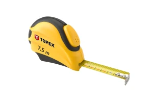 Ruleta cu fixator 25mm х 7.5m galbena Topex image