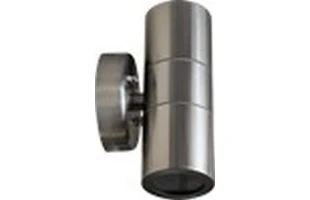 Corp de iluminat exterior pentru fatada MANOLYA-2 Horoz. Pe perete. Crom mat. GU10. 2 x 35 W. IP44. image