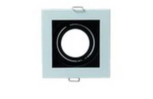 Spot incorporabil Petunya-1 Horoz. MR16. GU5.3. 10 x 10 x 3.2 mm. Alb / Negru. Patrat. image