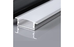 Profil din aluminiu pentru banda LED, 29,10 x 10 mm, 3 m, gri, Horoz image