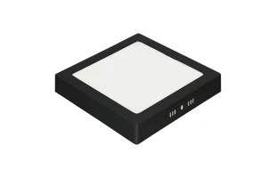 Plafoniera LED patrata, 18 W, 6400 K, 1300 lm, negru, ARINA-18 Horoz image