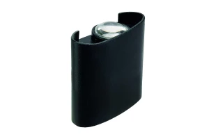 Aplica de perete decorativa, 2 W, 4200 K, 260 lm, negru, IP65, PROTON-2 Horoz image