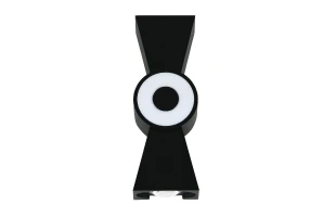 Aplica de perete decorativa, 12 W, 4200 K, 760 lm, negru, IP54, LAGOS Horoz image