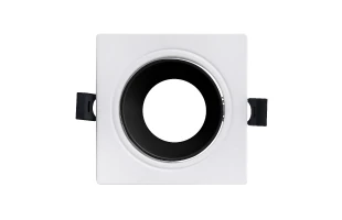 Spot LED patrat incastrat, 10 W, IP20, alb/negru, AZELYA-2 Horoz image