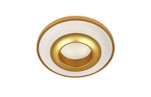 Spot LED rotund incastrat, 10 W, IP20, auriu, BEGONVİL Horoz image
