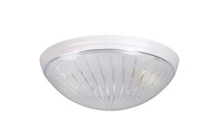 Plafon din plastic 'UFO ZAGREP' 'alb' cu dulie dubla Е27. 2х26W. 400-001-104 image