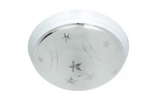 Plafon din plastic 'UFO YILDIZ' 'alb' Е27. 1х26W. 400-022-101 image