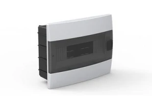 Tablou electric incastrat cu 12 module Teb. Alb. image