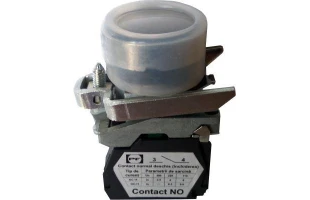 Comutator. tip buton. cilindric +1NO+capac din silicon. negru image
