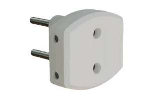 Triplu stecher fara impamantare, 10A, alb, Neomax image