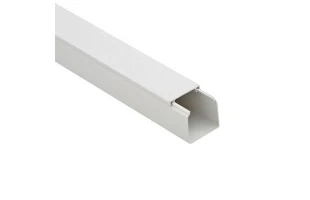 Canal cablu PVC, 12 x 12 mm, alb, Neomax image