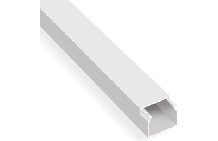 Canal cablu PVC, 25 x 25 mm, alb, Neomax image