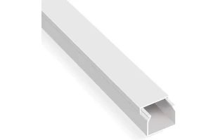Canal cablu PVC, 40 x 40 mm, alb, Neomax image