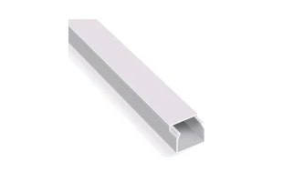 Canal cablu PVC cu inchidere dubla, 16 x 16 mm, alb, Neomax image