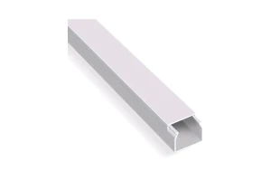 Canal cablu PVC cu inchidere dubla, 20 x 10 mm, alb, Neomax image