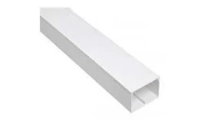 Canal cablu PVC cu inchidere dubla, 25 x 25 mm, alb, Neomax image