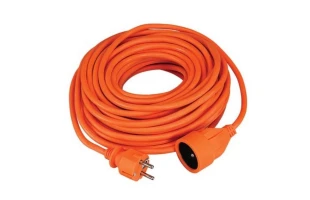 Prelungitor cu o priza, fara impamantare, 5 m, 2 x 1.0 mm2, 16 A, oranj, Neomax image