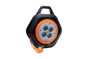 Prelungitor in carcasa inchisa cu impamantare cu maner si protectie impotriva suprasarcinilor, 7 m, 4 prize, Neomax image