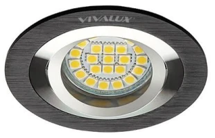 Spot incorporabil STYLE. MR16. GU5.3. negru. 'rotund' Vivalux image