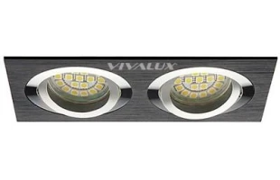 Spot incorporabil STYLE. MR16. 2xGU5.3. negru. Vivalux image