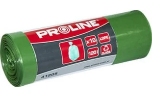 Saci menajeri Proline. LDPE. Negru. 120 l. 10 buc. image