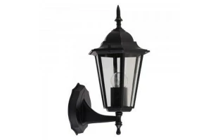 Felinar de gradina, montaj perete, directionat in sus, negru, 1xE27, max 60W, IP44, MARIBOR Vivalux image