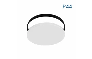 Corp de iluminat pentru tavan, 18 W, 4000 K, 1400 lm, IP44, alb/negru, SIRI Vivalux image