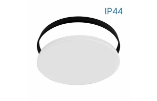 Corp de iluminat pentru tavan, 24 W, 4000 K, 1900 lm, IP44, alb/negru, SIRI Vivalux image