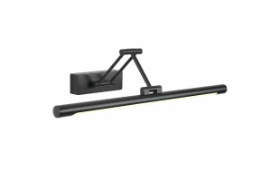 Aplica LED pentru baie, 9 W, 4000 K, 540 lm, negru, RIMINI Vivalux image