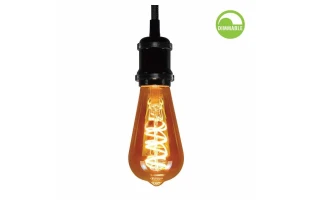 Bec LED, 4 W, E27, 2200 K, 300 lm, dimmer, FLICK DECO DST64 Vivalux image