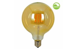 Bec LED, 6 W, E27, 2700 K, 550 lm, dimmer, FLICK VINTAGE GFV125 Vivalux image