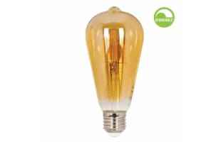 Bec LED, 6 W, E27, 2700 K, 550 lm, dimmer, FLICK VINTAGE DV64 Vivalux image