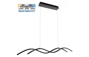 Lustra LED, 27 W, 3000-6000 K, 1182 lm, negru, LOARA Vivalux image