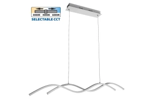 Lustra LED, 27 W, 3000-6000 K, 1698 lm, alb, LOARA Vivalux image